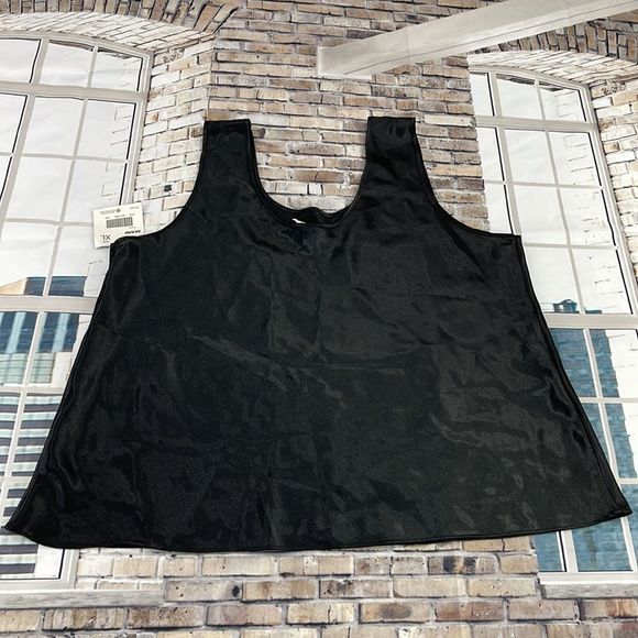 NWT Women’s Meant To Be Seen Black Polyester Sleeveless Tank Top (XL) FV18 - Picture 2 of 10